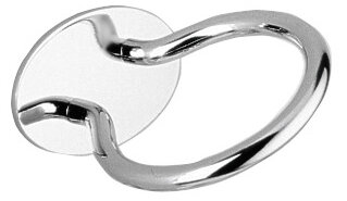 Keuco barrel holder left universal article 04996, chrome-plated