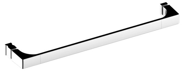 Keuco Edition 11 Shower door handle 500 mm, chrome-plated, with counter plate and handle