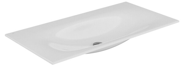 Keuco Edition 11 ceramic washbasin 31150, 1055x17x538mm, without tap hole, white