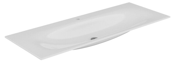 Keuco Edition 11 ceramic washbasin 31160, 1405x17x538mm, with 1 tap hole, white