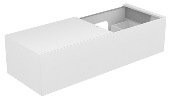 Keuco Edition 11 Vanity unit 31166, 1 pot-and-pan drawer, with LED interior lighting, 1400 x 350 x 5...