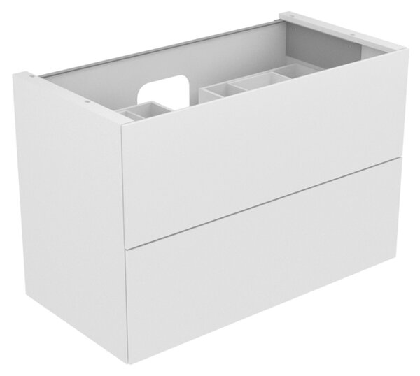 Keuco Edition 11 Vanity unit 31352, 2 pot-and-pan drawers, with LED interior lighting, 1050 x 700 x ...