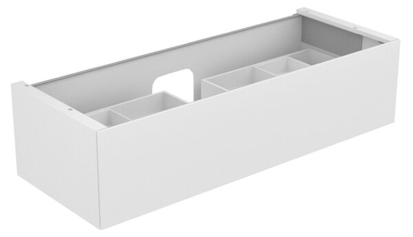 Keuco Edition 11 Vanity unit 31361, 1 pot-and-pan drawer, with LED interior lighting, 1400 x 350 x 535 mm