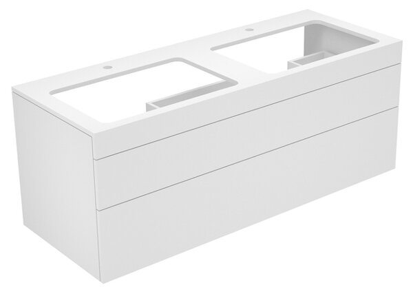 Keuco Edition 400 Vanity unit 31574, with tap hole drilling, 1400 x 546 x 535 mm