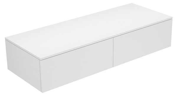 Keuco Edition 400 Sideboard 31765, 2 pull-outs, 1400 x 289 x 535 mm