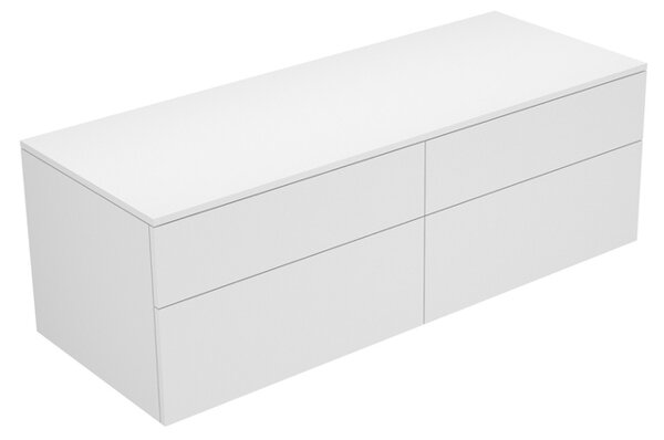 Keuco Edition 400 sideboard 31767, 4 pull-outs, 1400 x 472 x 535 mm