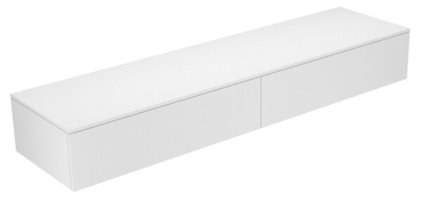 Keuco Edition 400 sideboard 31771, 2 pull-outs, 2100 x 289 x 535 mm