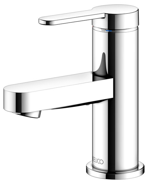 Keuco IXMO Flat single lever washbasin mixer 60, without pop-up waste, projection 89 mm, 59504