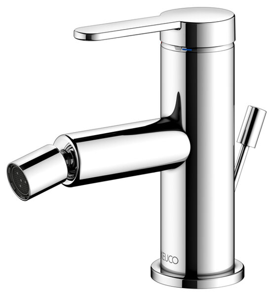 Keuco IXMO Flat single lever bidet mixer with pop-up waste, projection 110 mm, 59509