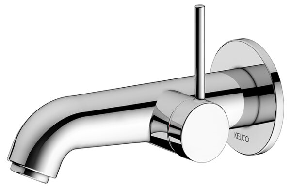 Keuco IXMO Soft washbasin mixer for concealed installation, without pop-up waste, projection 165 mm,...