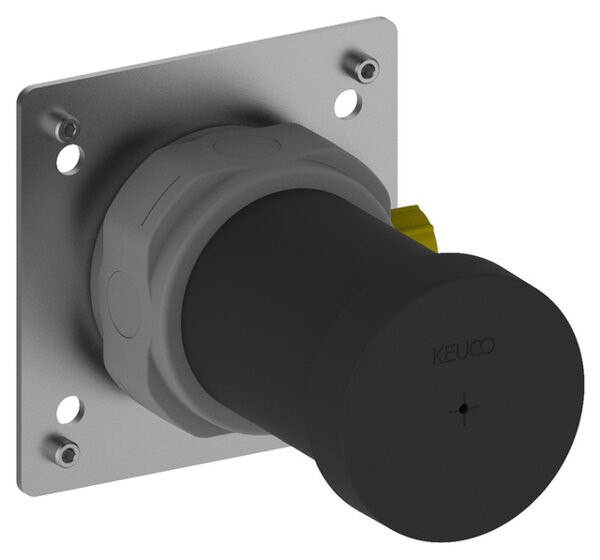 Keuco IXMO fitting 59541, flush-mounted functional unit for shut-off valve with hose connection DN15