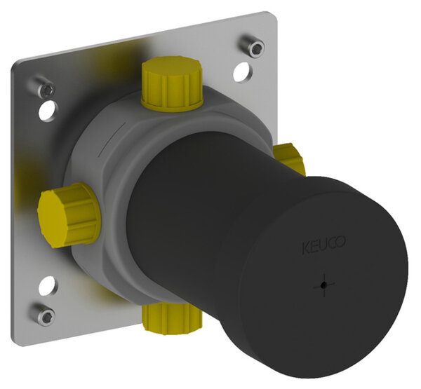 Keuco IXMO fitting 59548, flush-mounted functional unit for 3-way changeover valve DN15