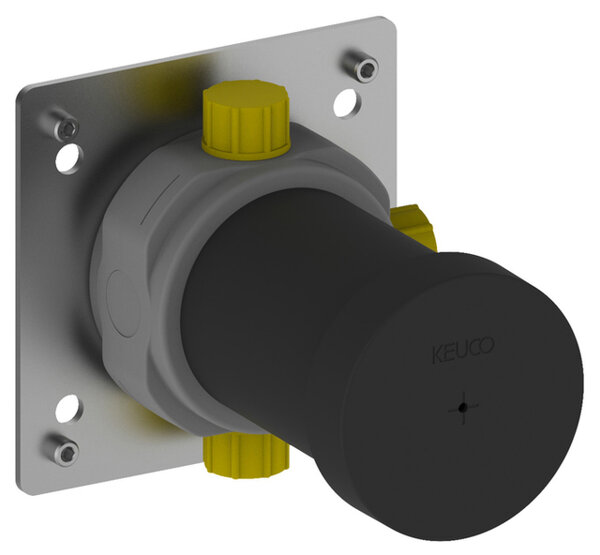 Keuco IXMO fitting 59548, flush-mounted functional unit for 3-way changeover valve with hose connect...