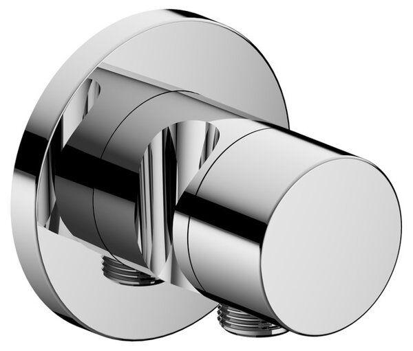 Keuco IXMO fitting 59548, 3-way diverter valve with hose connection and shower holder concealed, handle Pure, without shut-off, 59548