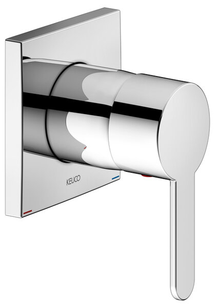 Keuco IXMO Flat Einhebelmischer Unterputz, Rosette eckig, 59551