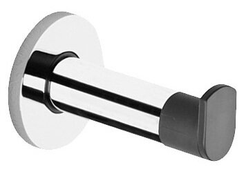 Keuco Plan towel hook 14911, complete with door buffer, chrome-plated