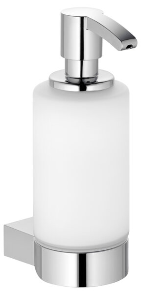 Keuco Plan foam soap dispenser 14957, with holder and pump, chrome-plated