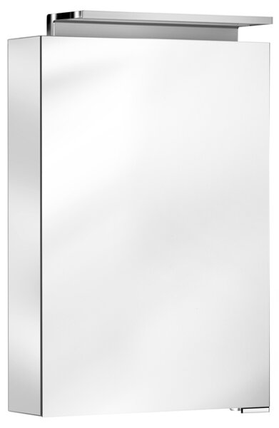 Keuco Royal L1 mirror cabinet 13601, 1 revolving door, left-hinged, 500mm, with one inside drawer