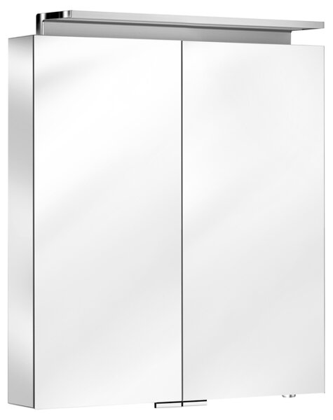 Keuco Royal L1 mirror cabinet 13602, 2 revolving doors, 650mm, with two inside drawers