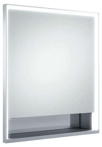 Keuco Royal Lumos Mirror cabinet 14311, 1 revolving door, wall mounting, right-hand stop, 650mm