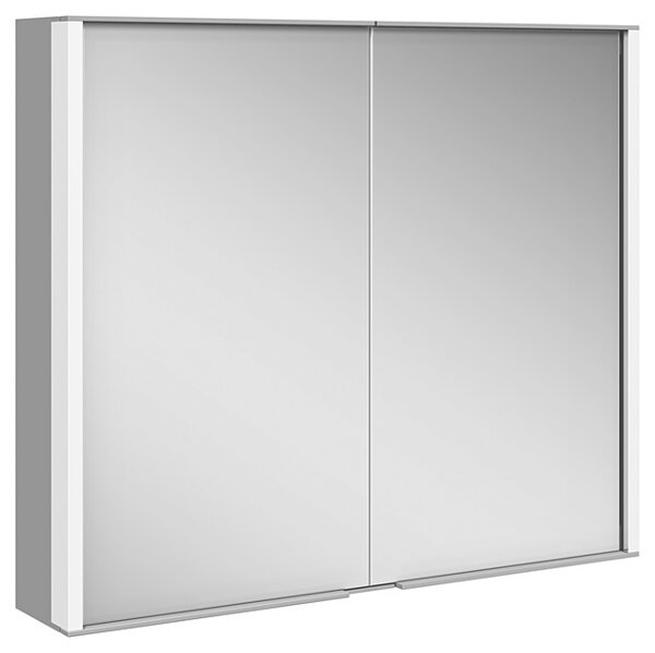 Keuco Royal Match mirror cabinet 12802, 2 double mirror revolving doors, 800mm