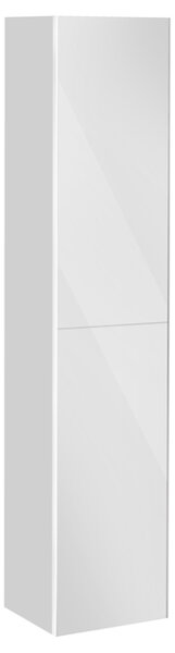 Keuco Royal Reflex Tall cabinet 34031, 1 wooden door with laundry basket, left-hinged, 350 x 1670 x ...