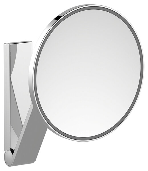 Keuco iLook_move Cosmetic mirror , 17612, illuminated, 1 light colour, with 212mm, chrome plated