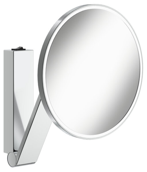 Keuco iLook_move vanity mirror, illuminated, rocker switch, chrome-plated, 1 light colour, with 212m...