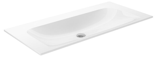 Keuco X-Line ceramic washbasin without tap hole, without overflow, 1005 x 493 mm