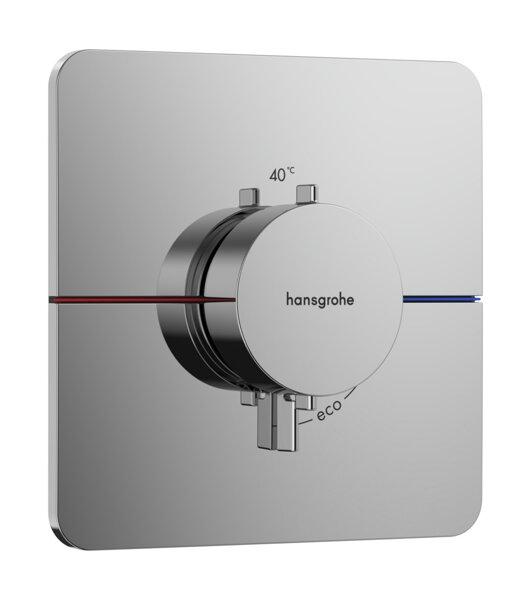 hansgrohe ShowerSelect Comfort Q thermostat, concealed, 1 consumer, Soft Edge rosette, 15588