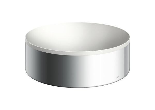 hansgrohe AXOR Suite countertop washbasin, round, D 300mm, with metal frame, without overflow, Solid...