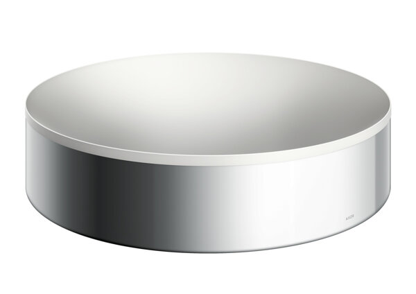 hansgrohe AXOR Suite countertop washbasin, round, D 400mm, with metal frame, without overflow, Solid...