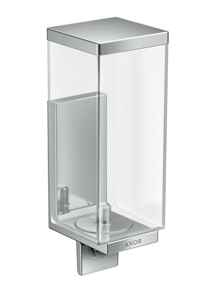 hansgrohe AXOR Universal Rectangular soap dispenser, capacity 600ml, 42610