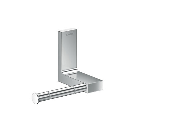 hansgrohe AXOR Universal Rectangular toilet roll holder, metal, single, 42656