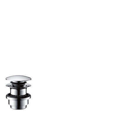 Hansgrohe Axor drain valve, push-open, with overflow hole, 51300