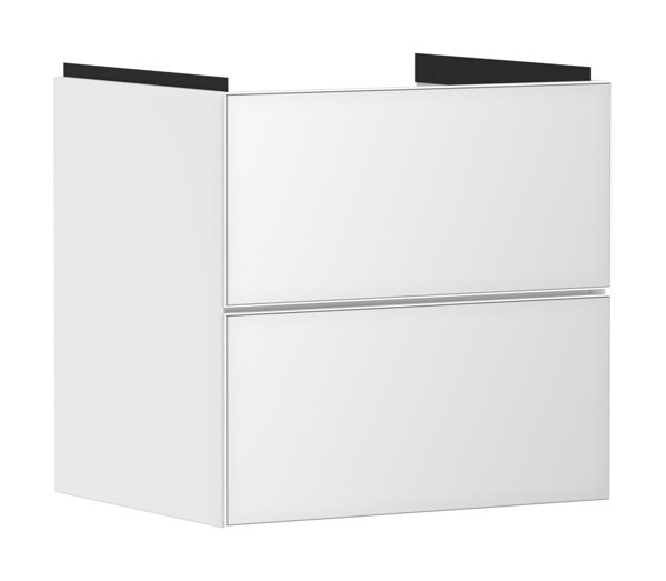 hansgrohe Xevolos E vanity unit, 2 drawers, SoftClose, 580x475x555mm, for washbasin, 5417