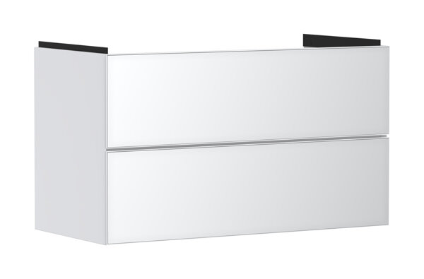 hansgrohe Xevolos E vanity unit, 2 drawers, SoftClose, 980x475x555mm, for washbasin, 5418