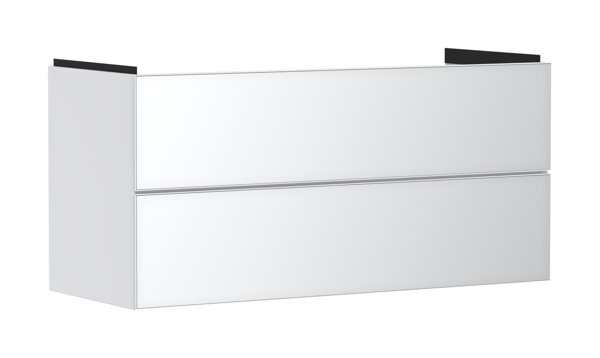 hansgrohe Xevolos E vanity unit, 2 drawers, SoftClose, 1180x475x555mm, for washbasin, 5418