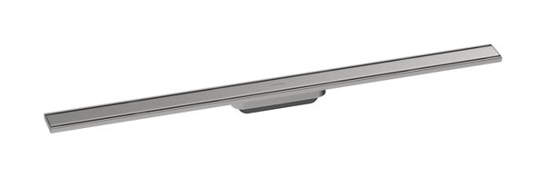 hansgrohe RainDrain Original finished set shower channel, 1000mm, height adjustable, brushed stainless steel, 56200800