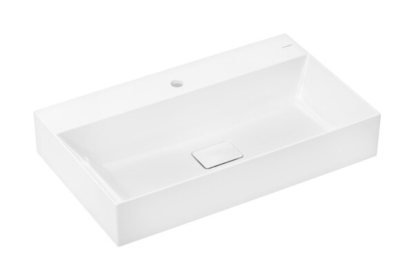 hansgrohe Xevolos E washbasin, without overflow, 800x480mm, SmartClean, unpolished, with pop-up wast...