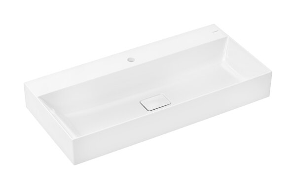 hansgrohe Xevolos E washbasin, without overflow, 1000x480mm, SmartClean, unpolished, with pop-up waste, 6110