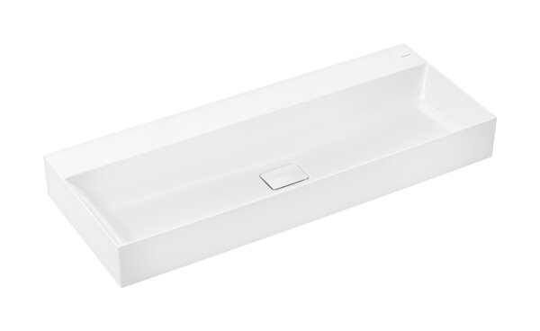 hansgrohe Xevolos E washbasin, without overflow, 1200x480mm, SmartClean, unpolished, with pop-up was...