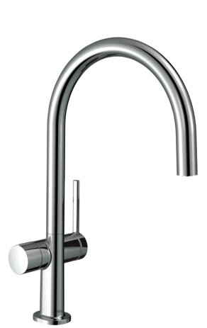 hansgrohe Talis M54 Einhebel-Küchenmischer 220, Geräteabsperrventil, 1jet, 72805