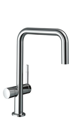 hansgrohe Talis M54 single lever kitchen mixer U 220, appliance shut-off valve, 1jet, 72807