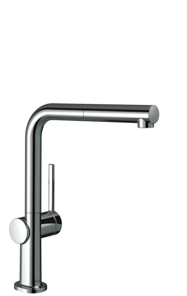 hansgrohe Talis M54 single lever kitchen mixer 270, low pressure water heater, pull-out spout, 1jet,...