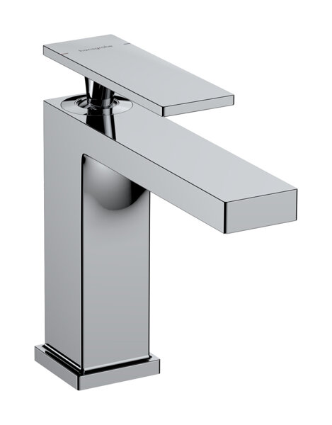 hansgrohe Tecturis E single-lever basin mixer 110, projection 144mm, without pop-up waste, EcoSmart+...