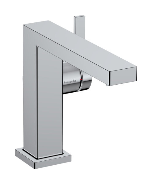 hansgrohe Tecturis E Fine single-lever basin mixer 110, projection 155mm, pop-up waste, CoolStart, EcoSmart+, 73023