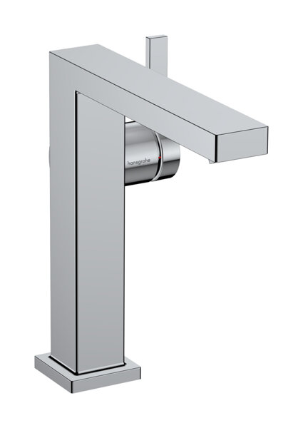 hansgrohe Tecturis E Fine single-lever basin mixer 150, projection 157mm, push-open pop-up waste, CoolStart, EcoSmart+, 73040