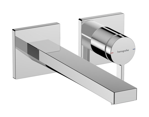 hansgrohe Tecturis E single-lever basin mixer, concealed, projection 225mm, non-locking pop-up waste, EcoSmart+, 73051