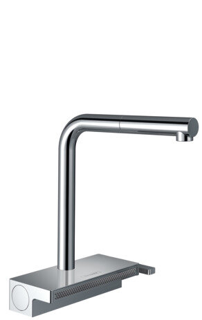 hansgrohe Aquno Select M81 single lever kitchen mixer 250, pull-out spout, 2jet, sBox, 5.9 l/min